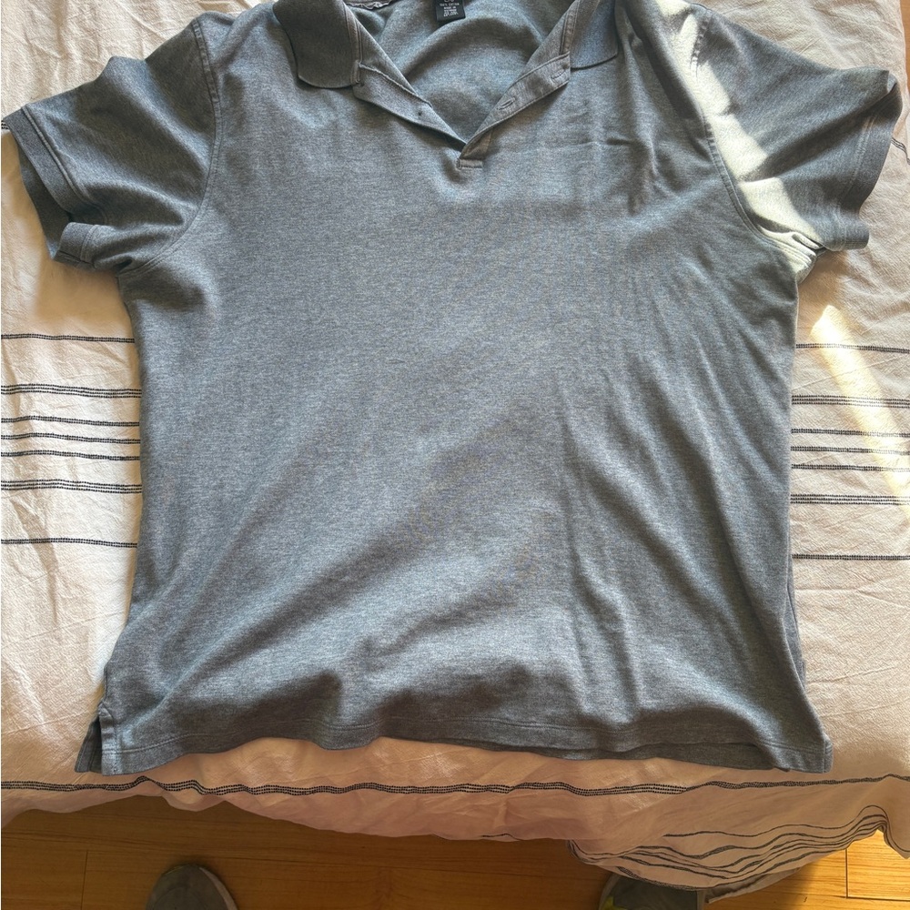 Calvin Klein Gray Polo Shirt